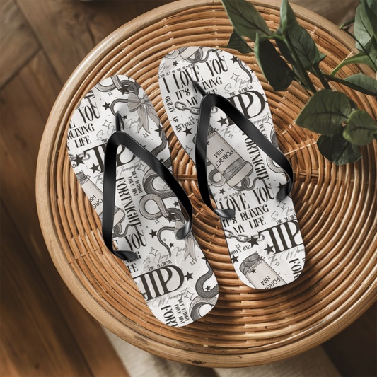 Tortured Poets Dept Flip Flops