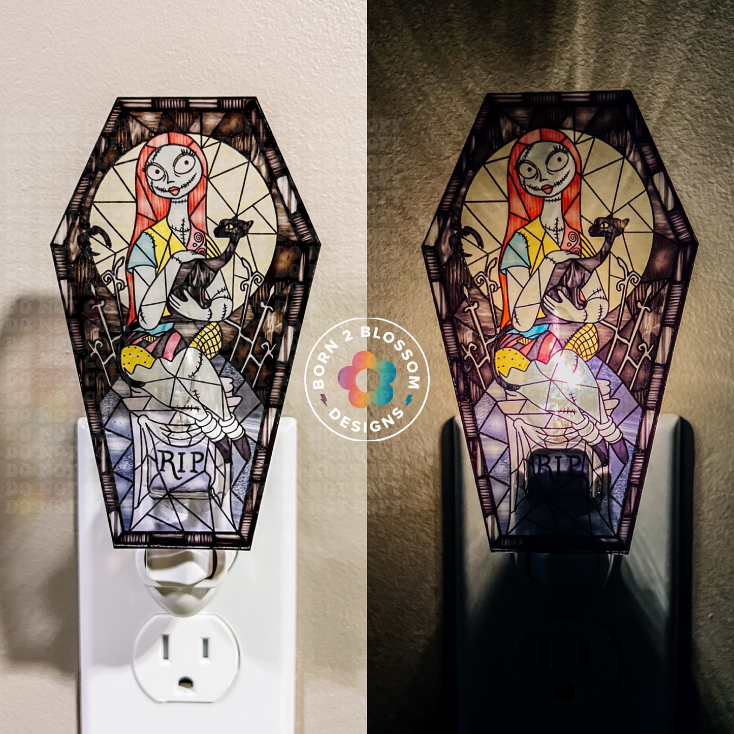 Nightmare Glass Nightlight (All Characters)