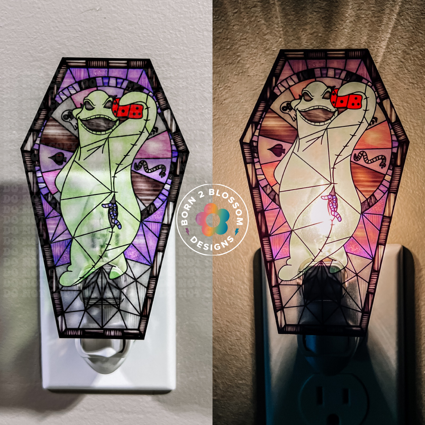 Nightmare Glass Nightlight (All Characters)