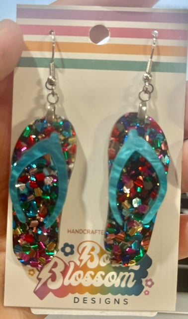 SEP CLEARANCE Flip Flops Dangles