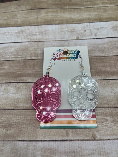 DEC CLEARANCE Sugar Skull Dangles