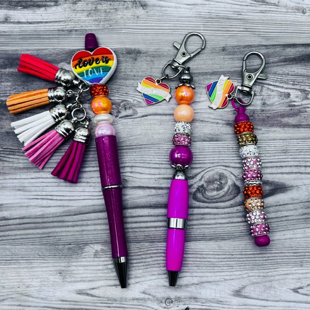 PRIDE Pen and Keychains