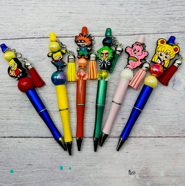 Updated Cartoon Beaded Pens