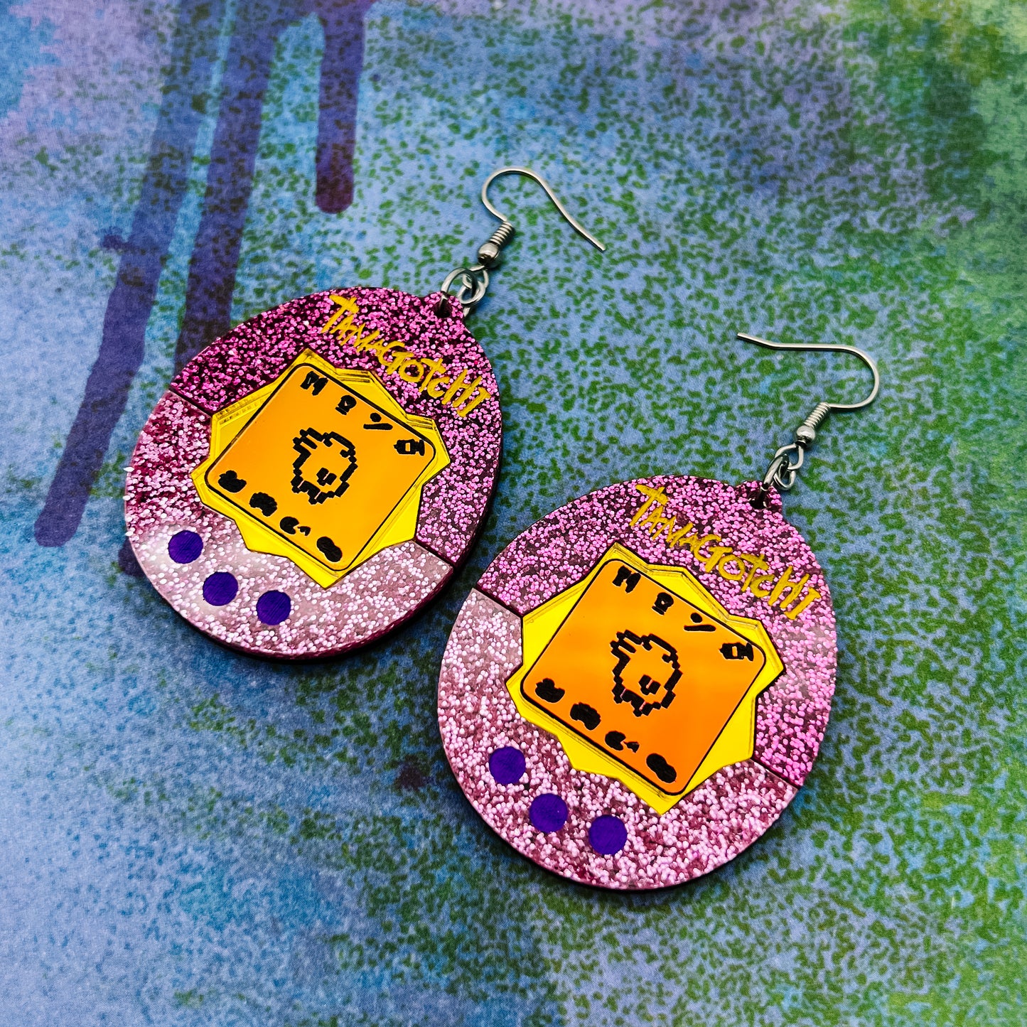 BRB, Gotta Feed My Tamagotchi Dangles