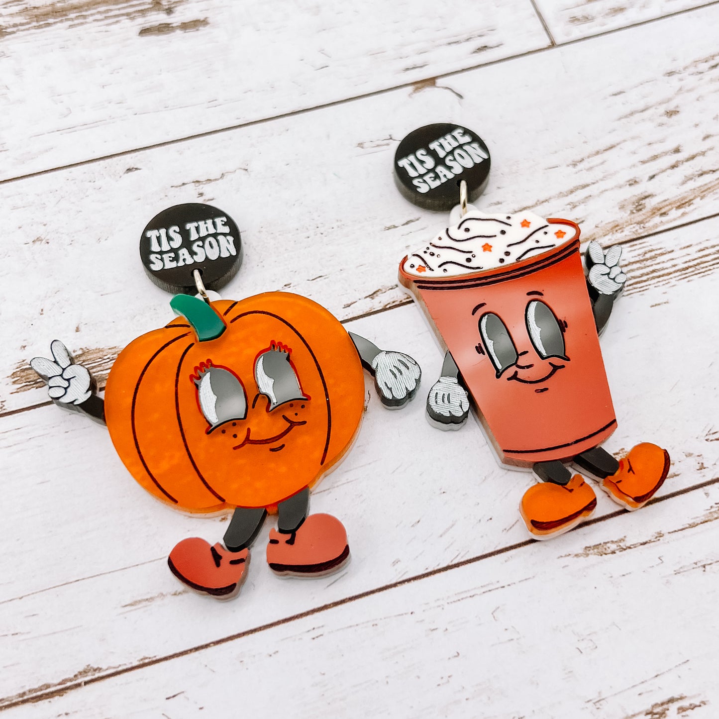Pumpkin Spice Dangles