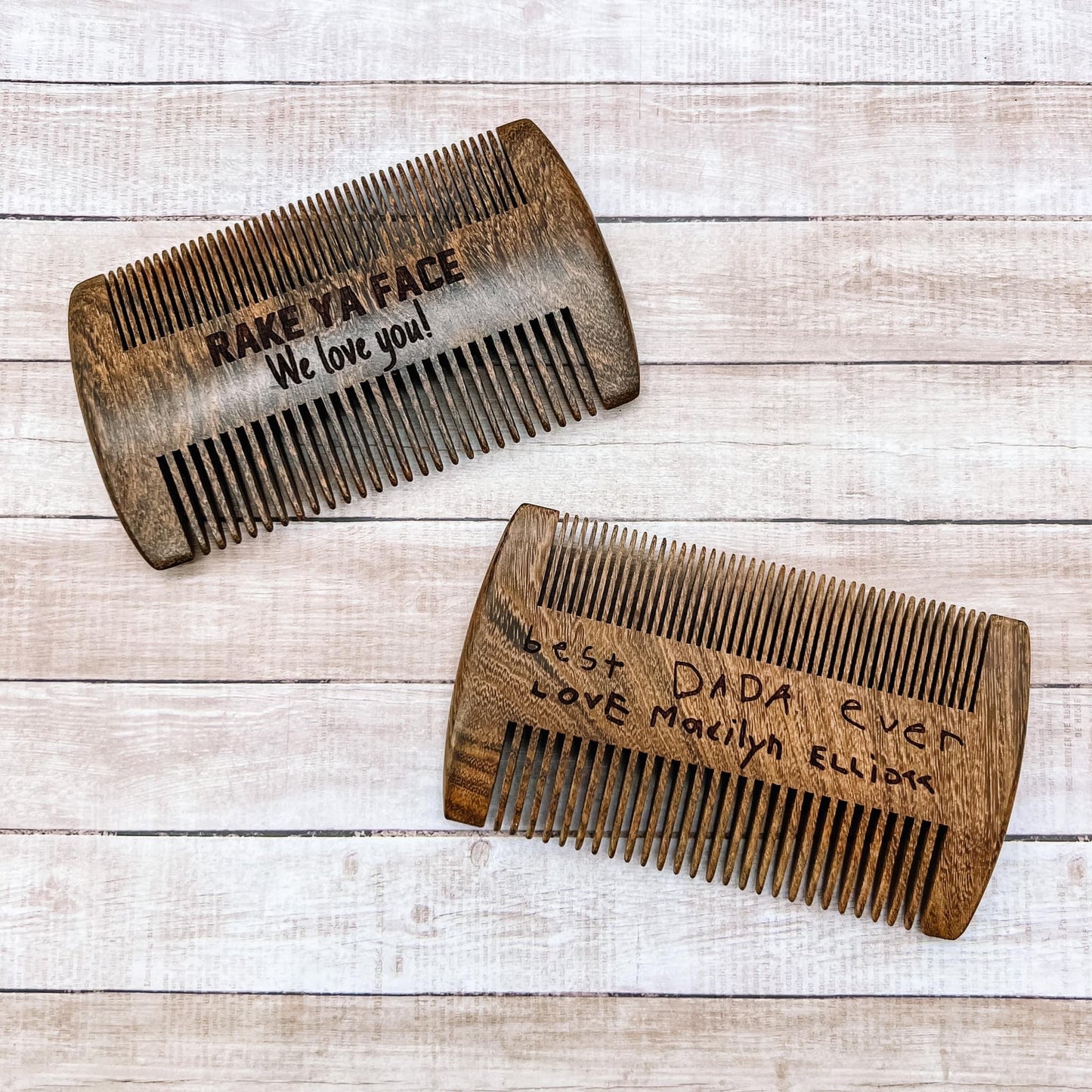 Engraved Beard Comb