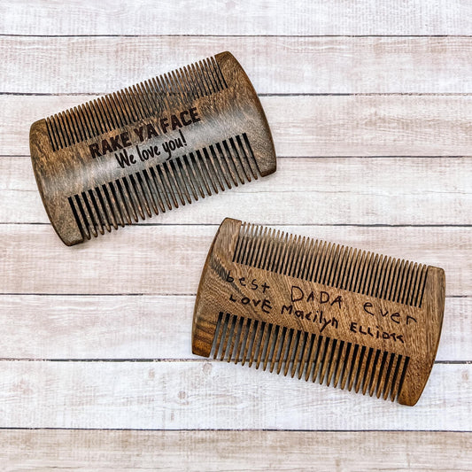 Engraved Beard Comb