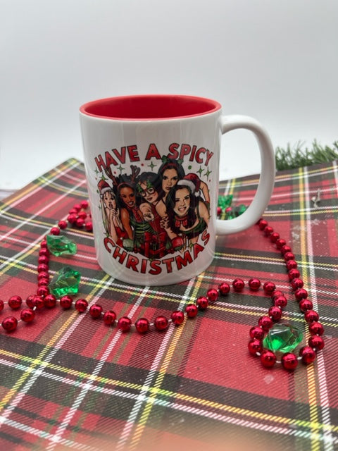 SEP CLEARANCE Spice Girls Christmas Ceramic Mugs