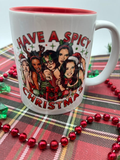 SEP CLEARANCE Spice Girls Christmas Ceramic Mugs