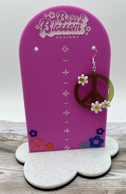 Peace & Daisy Dangles
