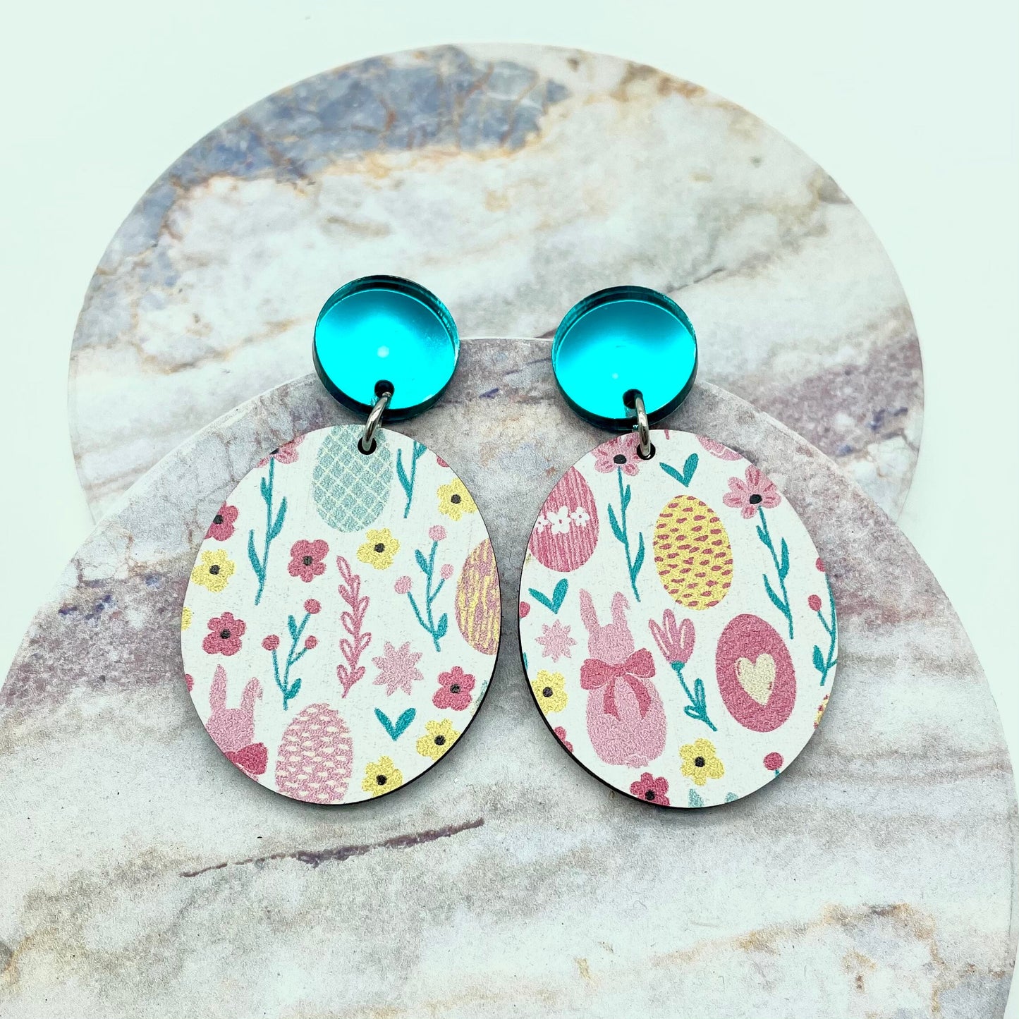 Easter Eggs Patterned Dangles