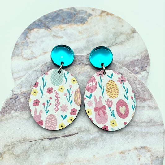 Easter Eggs Patterned Dangles