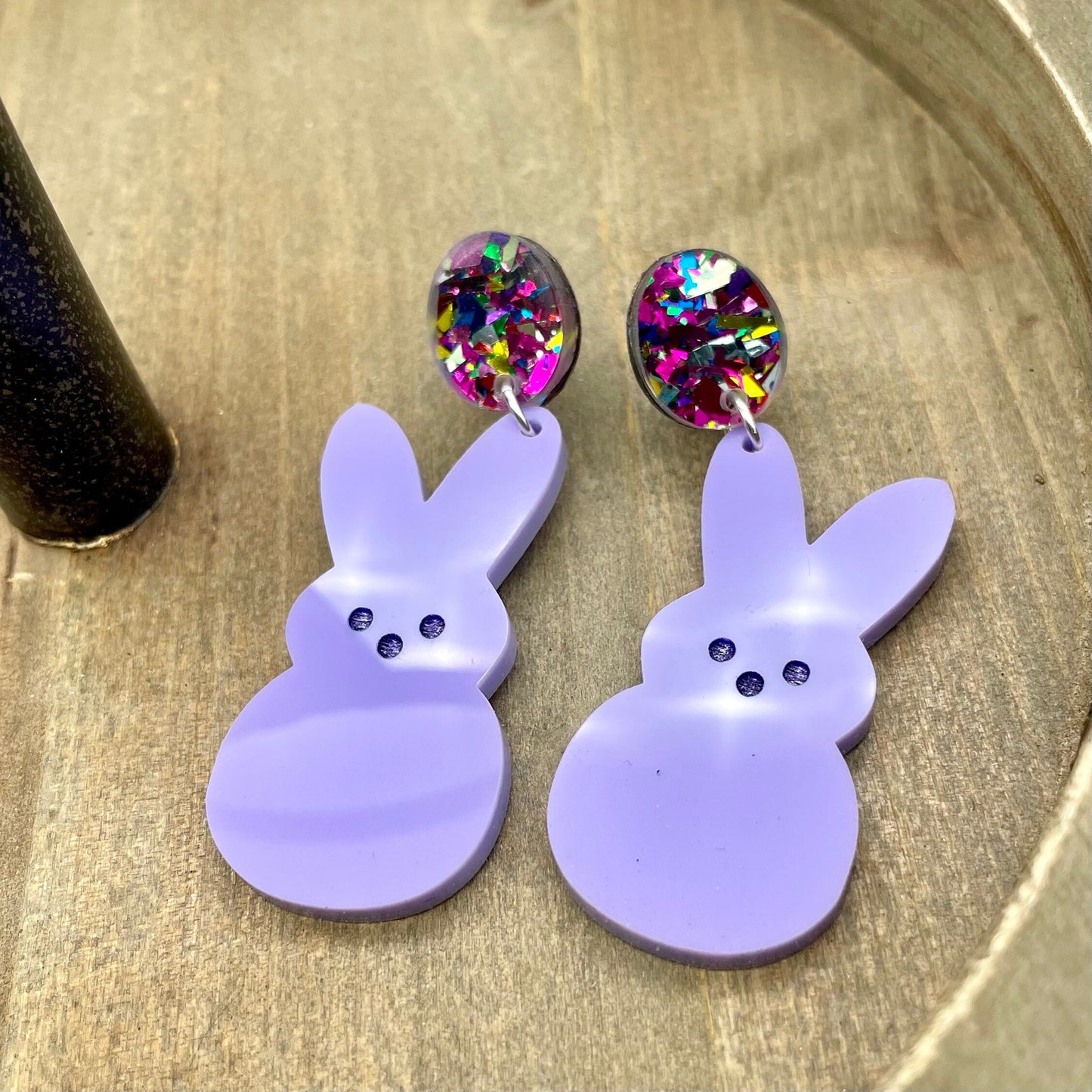 Marshmallow Bunny Dangles
