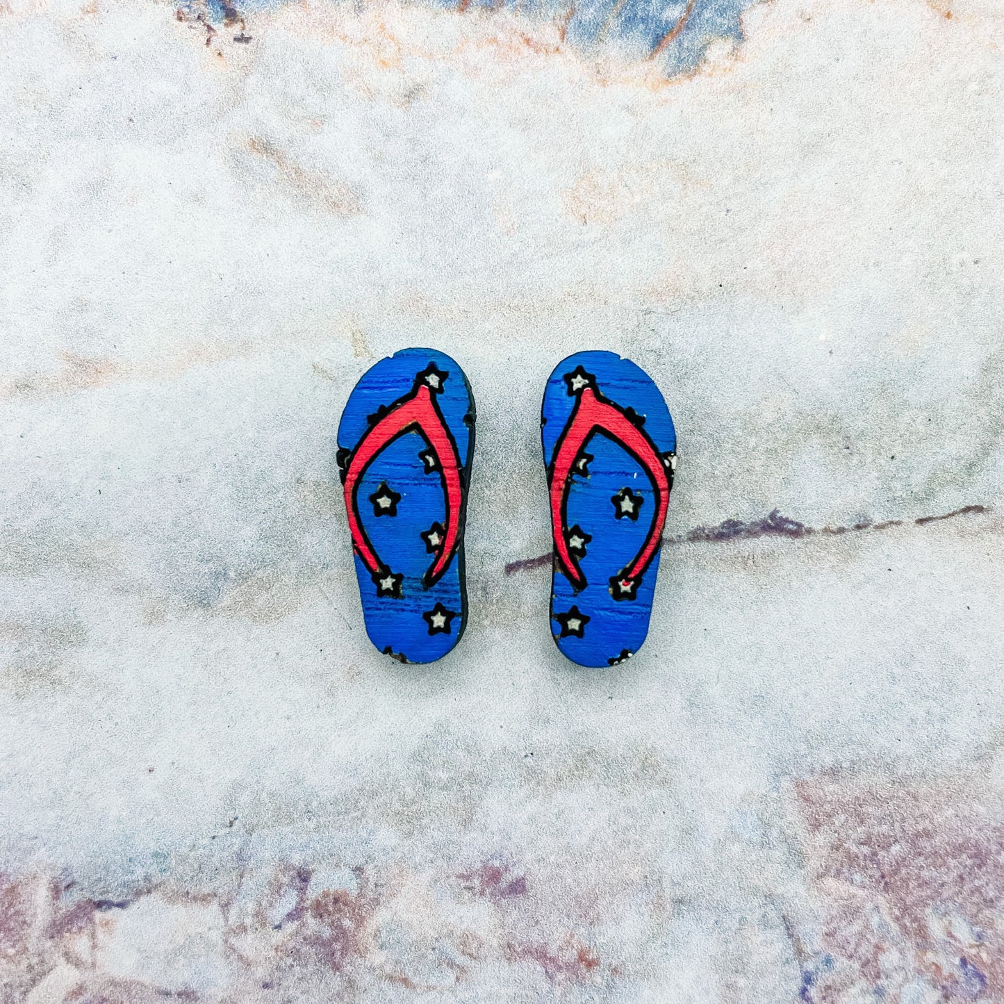 Flip Flops Star Studs