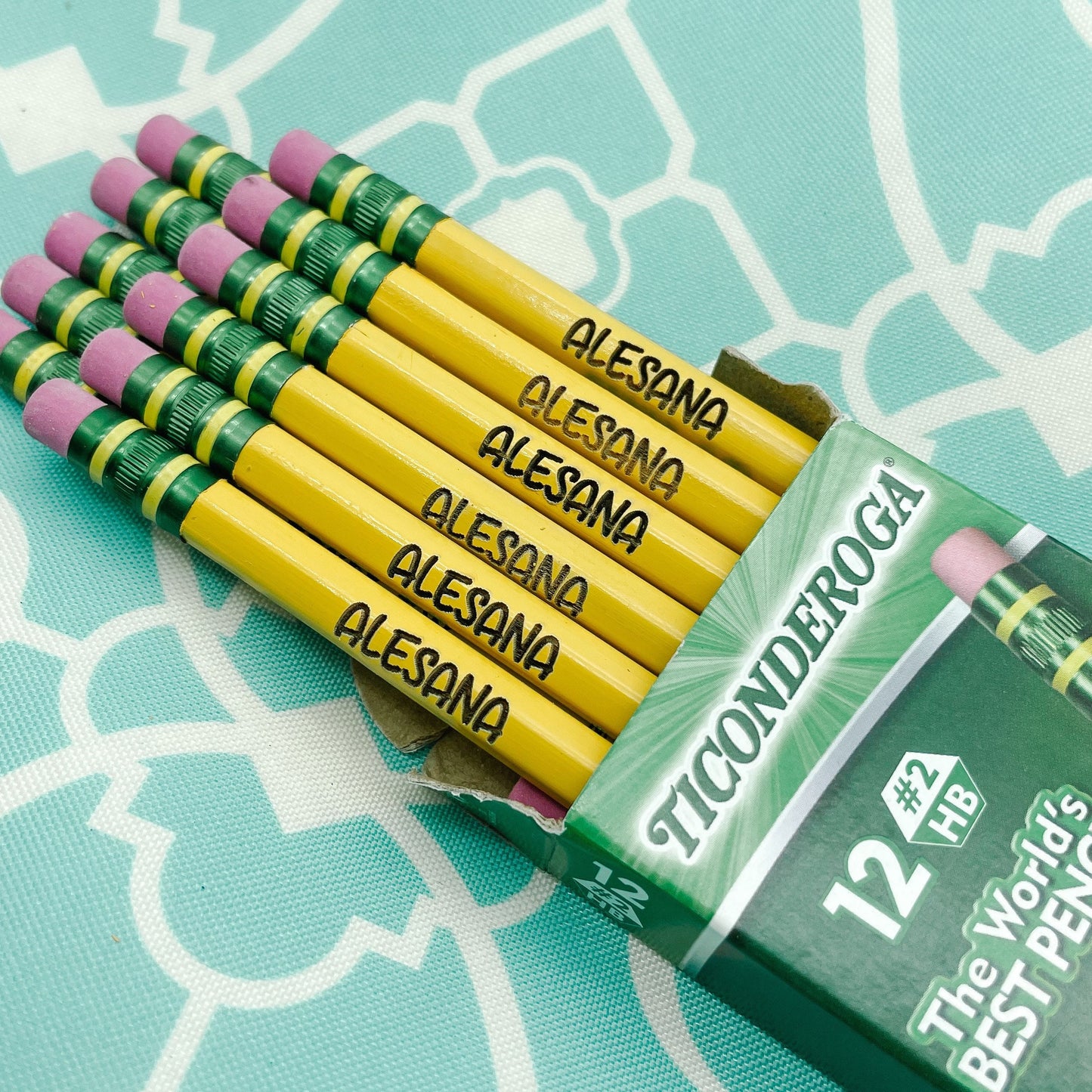 Personalized Engraved Pencil Set
