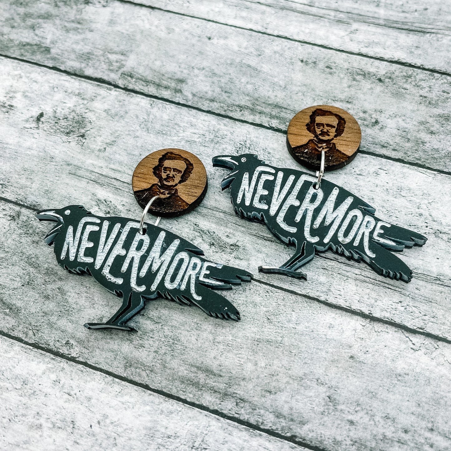 Nevermore Raven Dangles