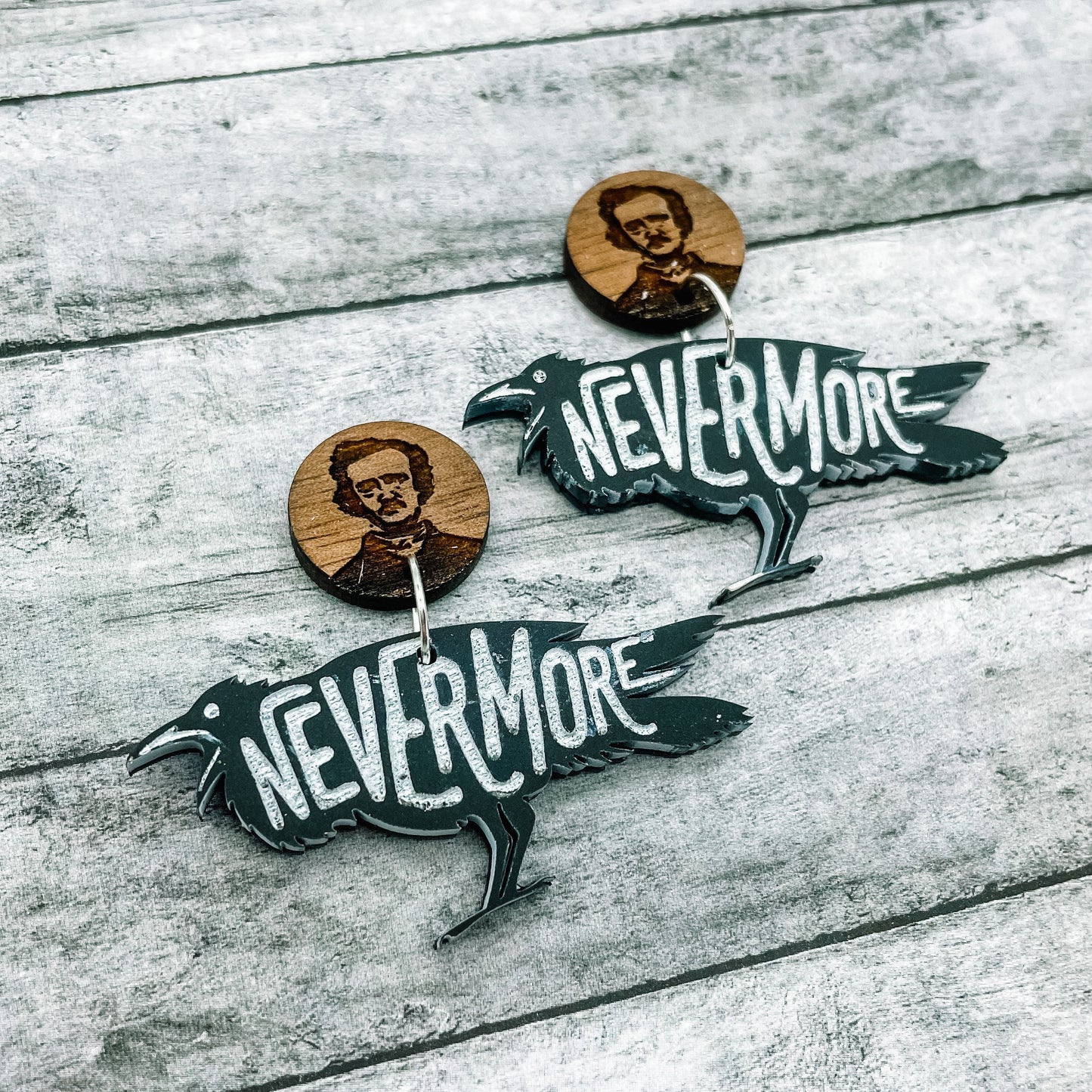 Nevermore Raven Dangles
