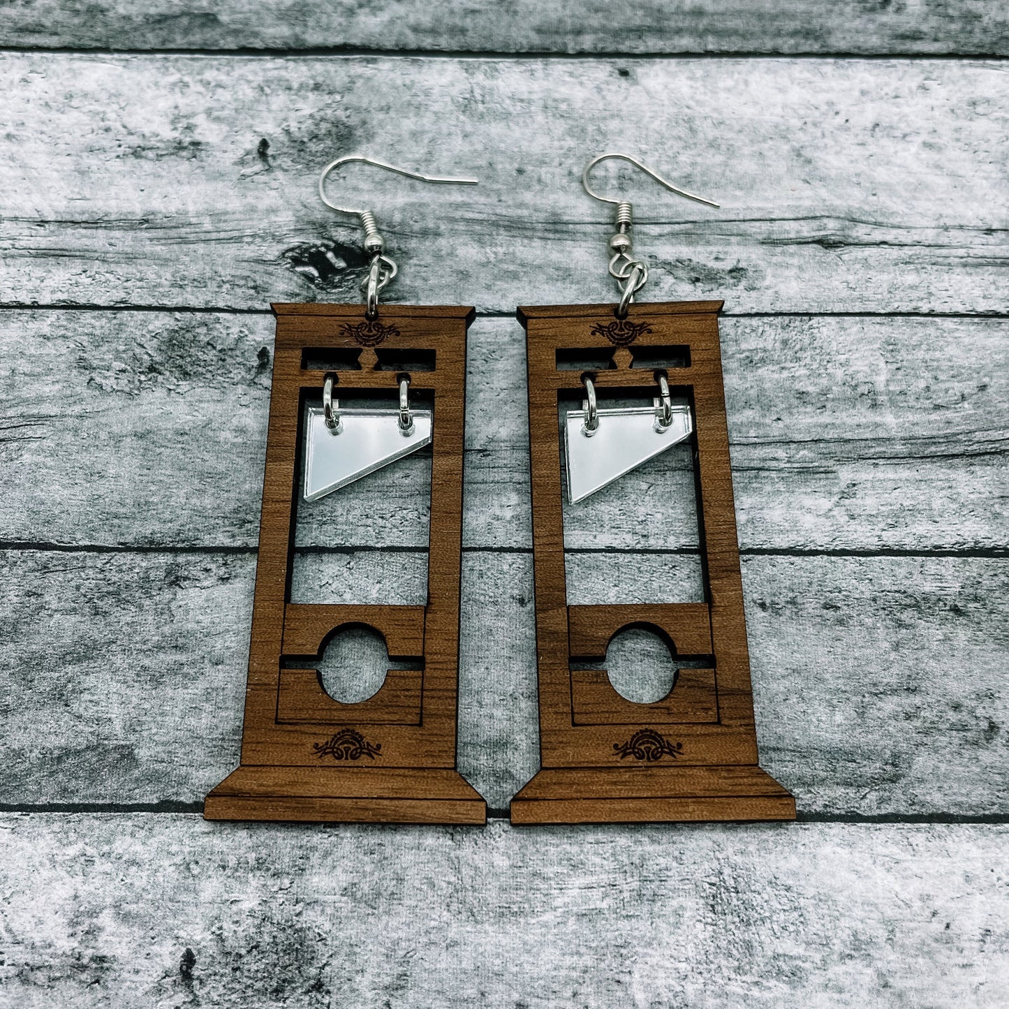 Wood Guillotine Dangles