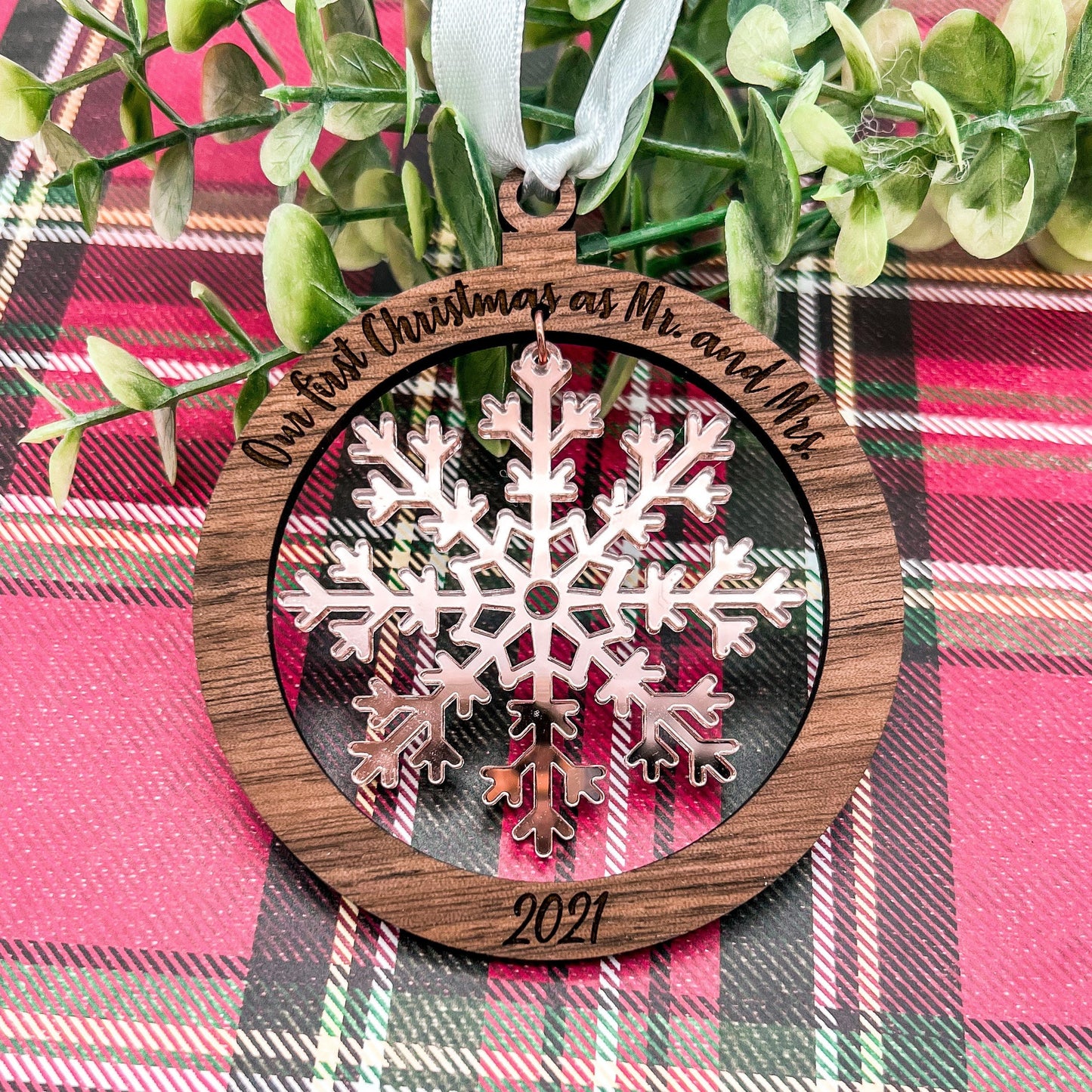 2025 Newlywed Ornament With Optional Personalization