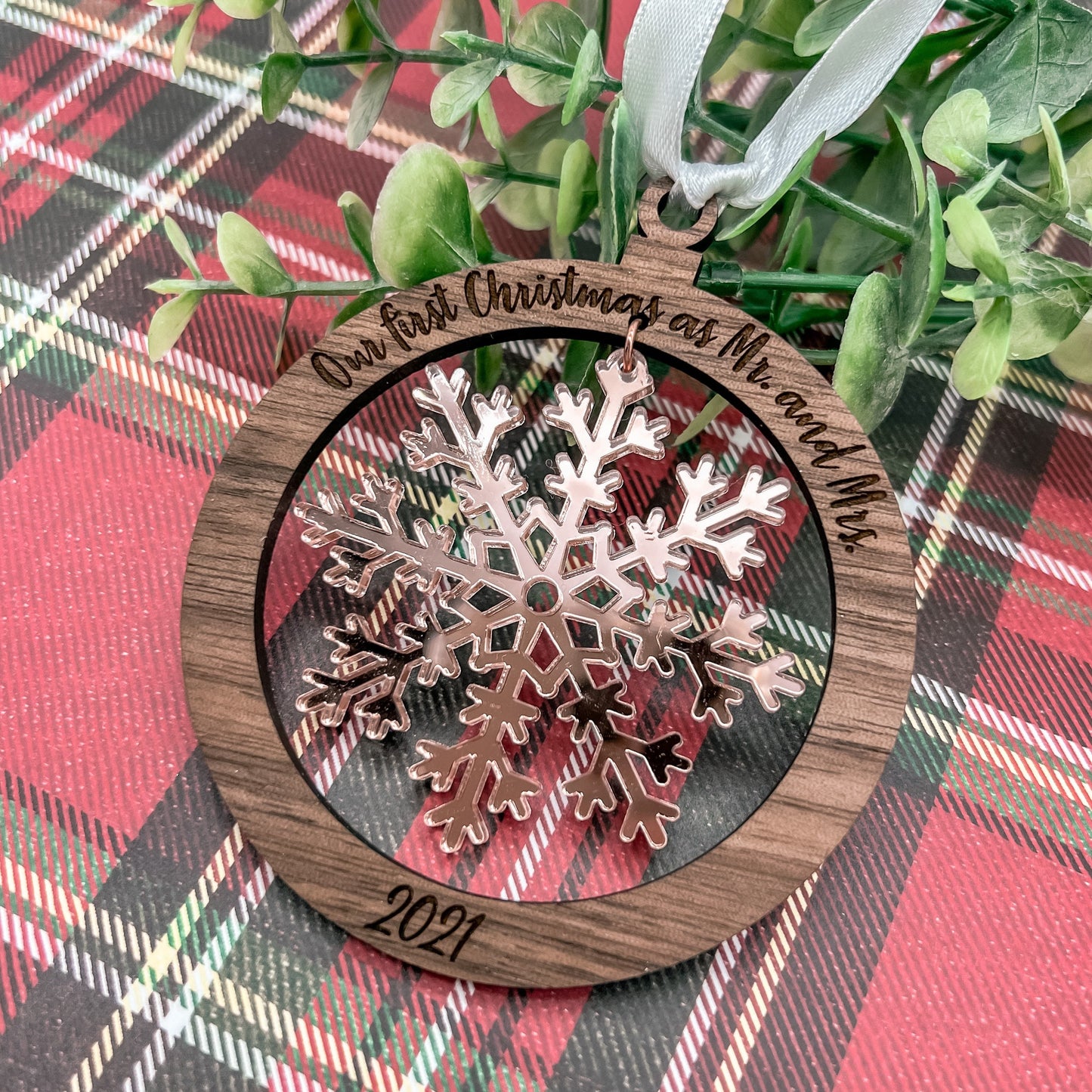 2025 Newlywed Ornament With Optional Personalization