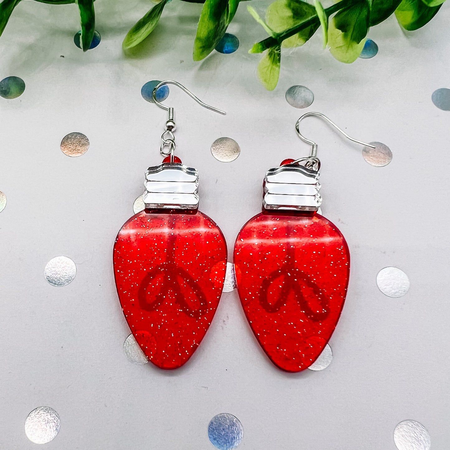 Christmas Light Bulb Dangles