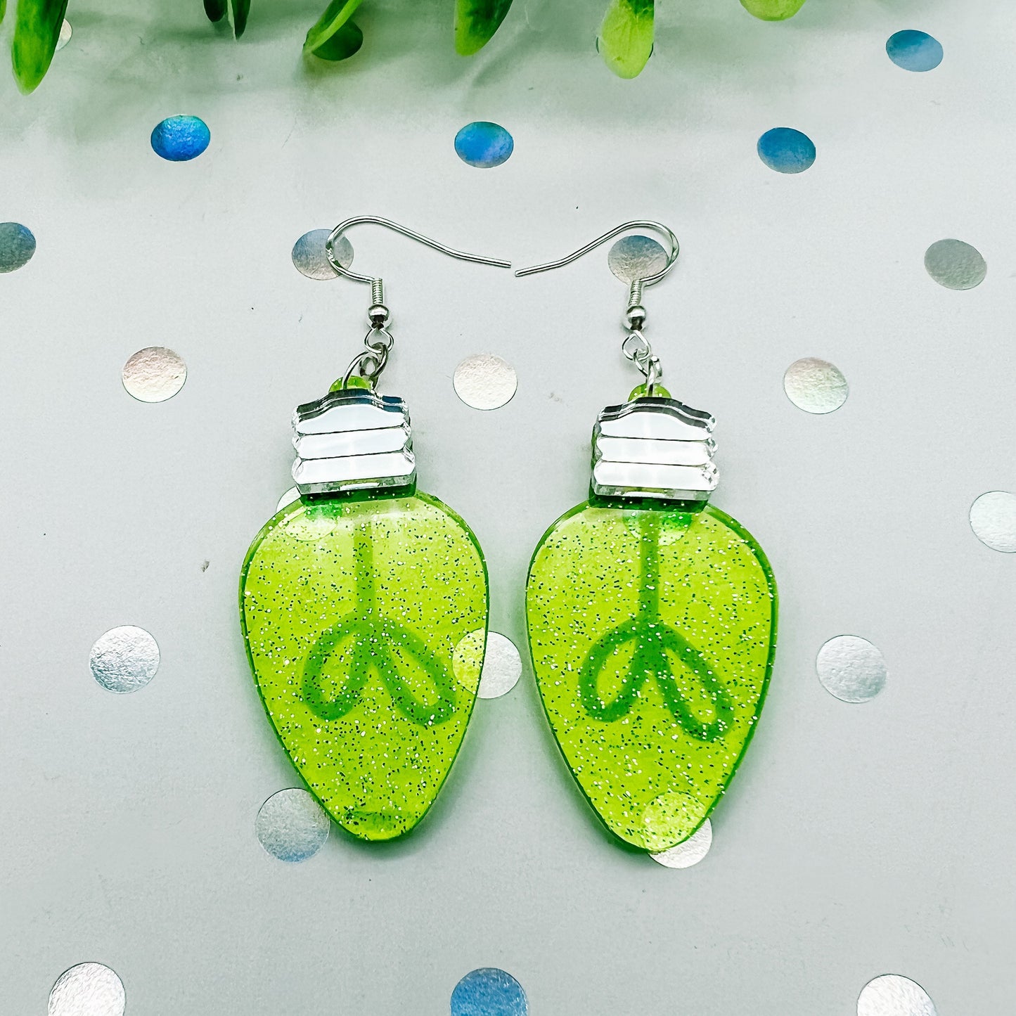 Christmas Light Bulb Dangles