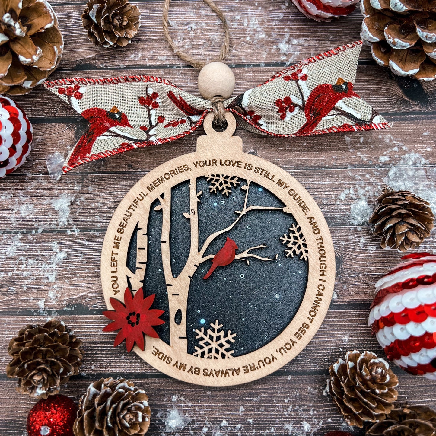 Cardinal Memorial Ornament