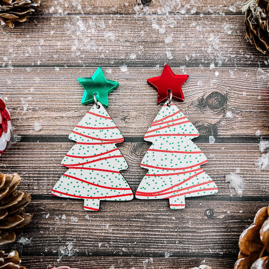 Christmas Tree Cake Dangles