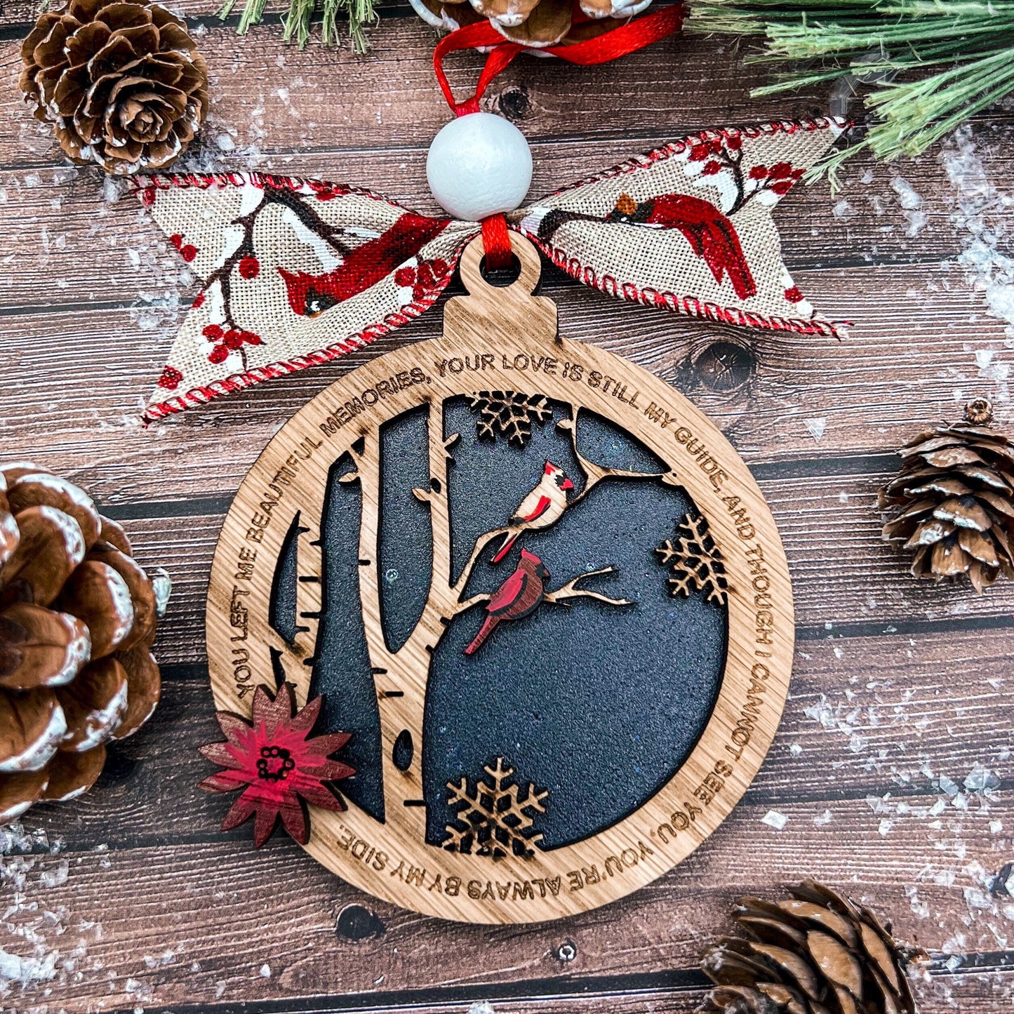 Cardinal Memorial Ornament