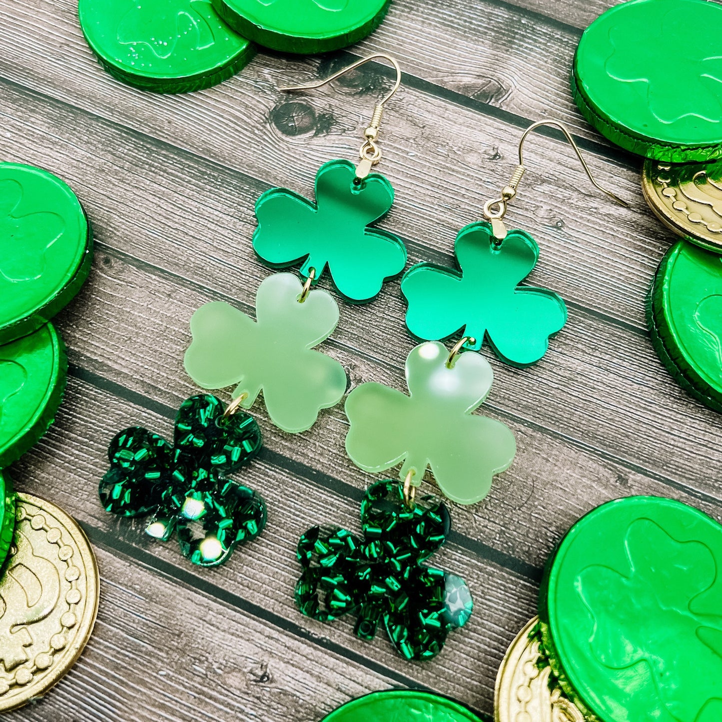 3 Shamrock Dangle