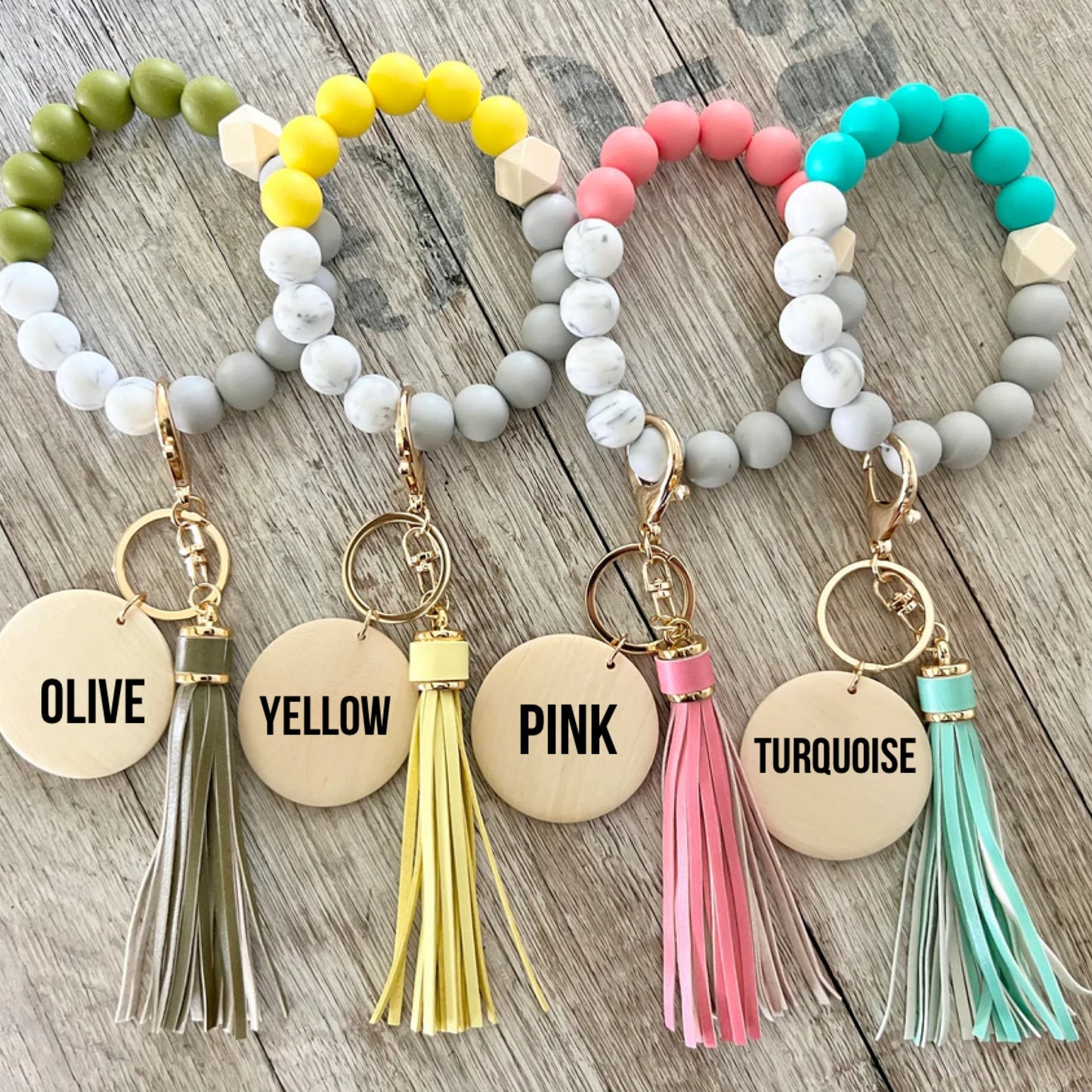 QR Code Personalized Keychain Bracelet