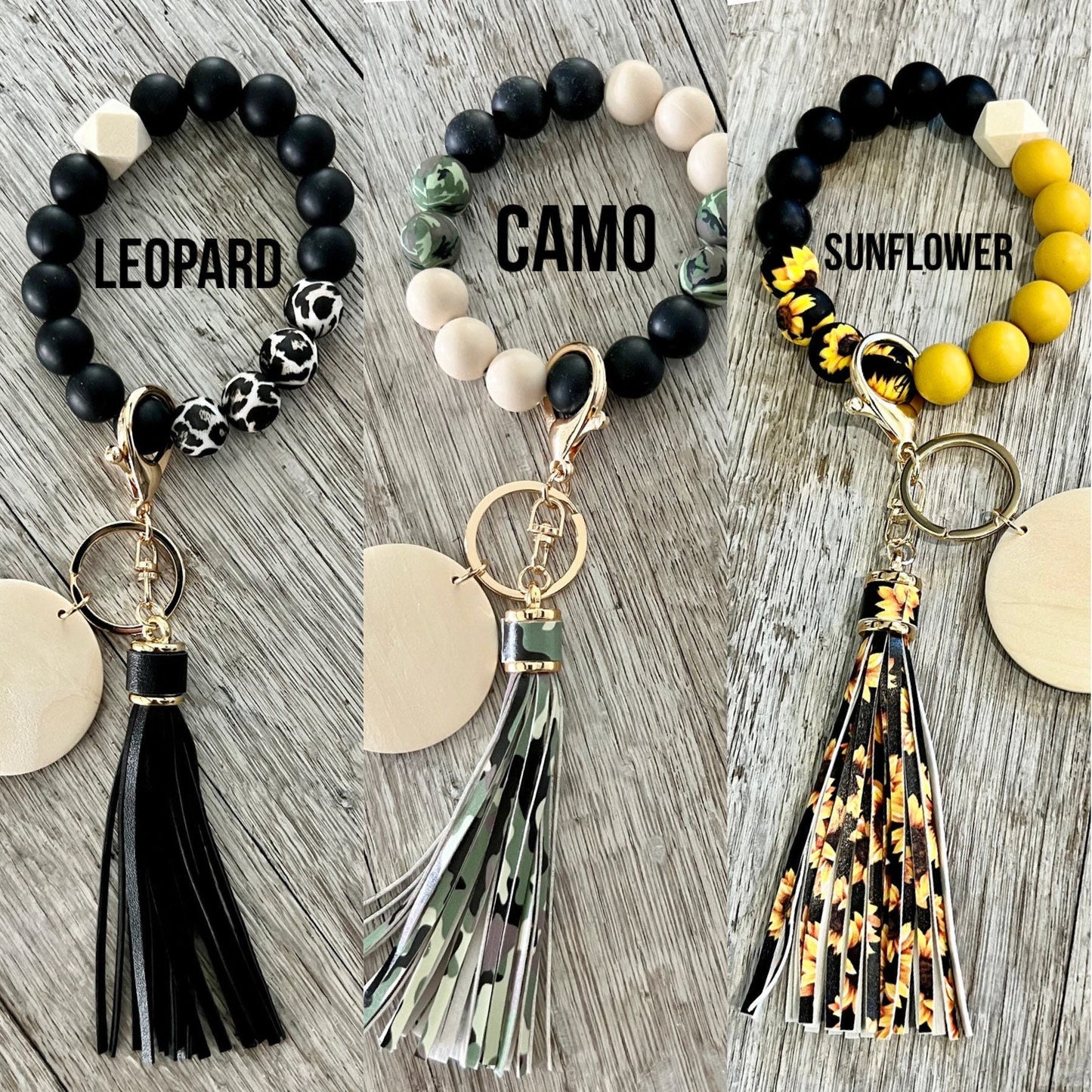 QR Code Personalized Keychain Bracelet