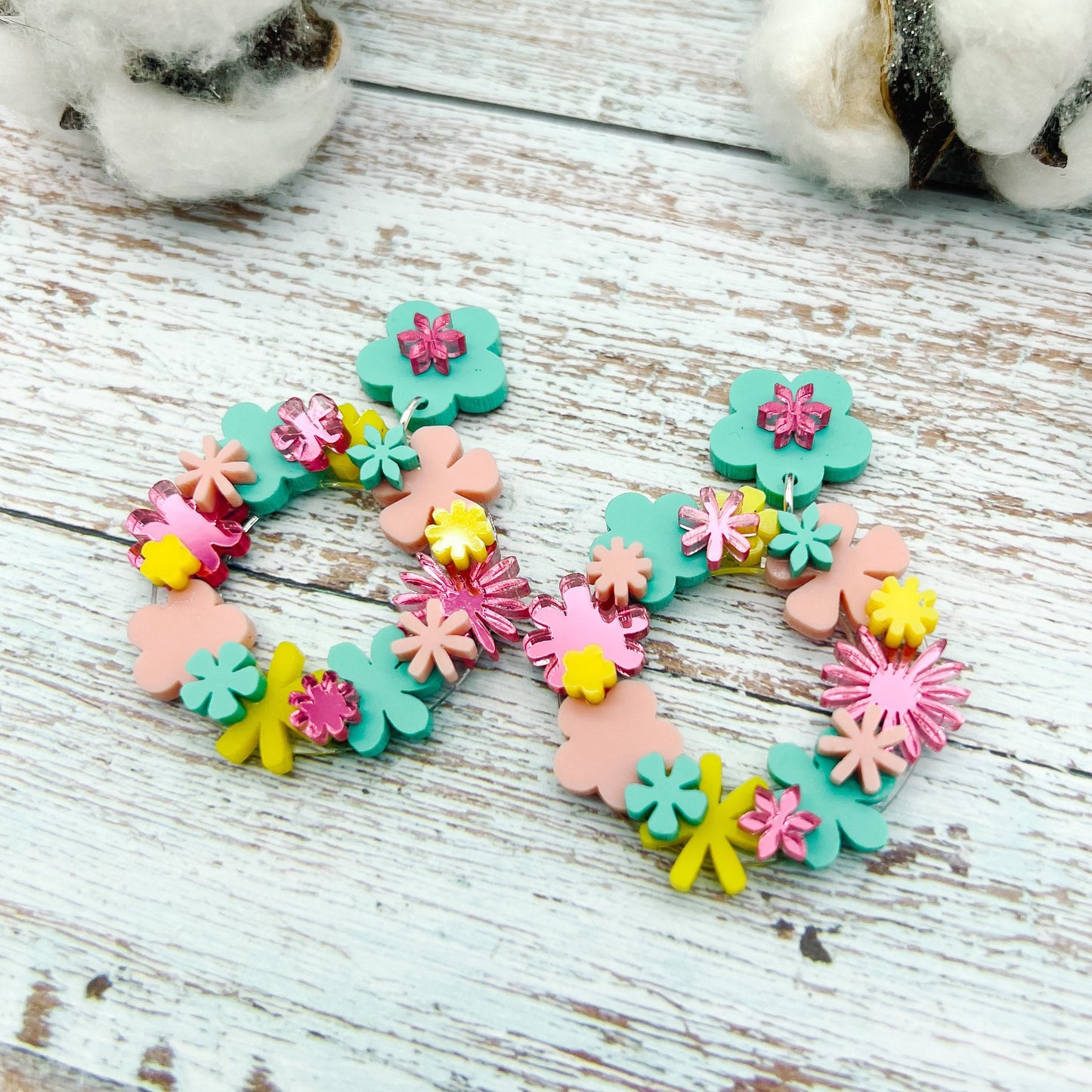 Floral Wreath Dangles II
