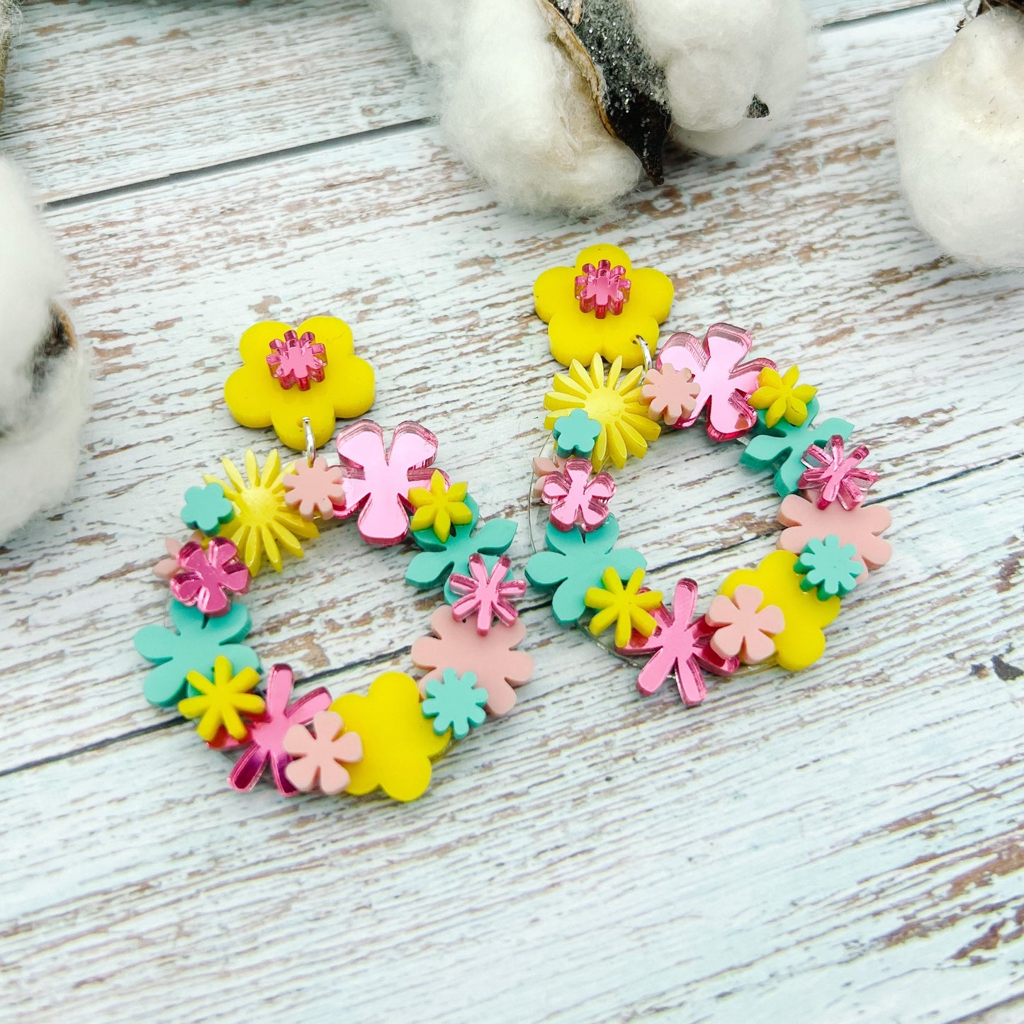 Floral Wreath Dangles II