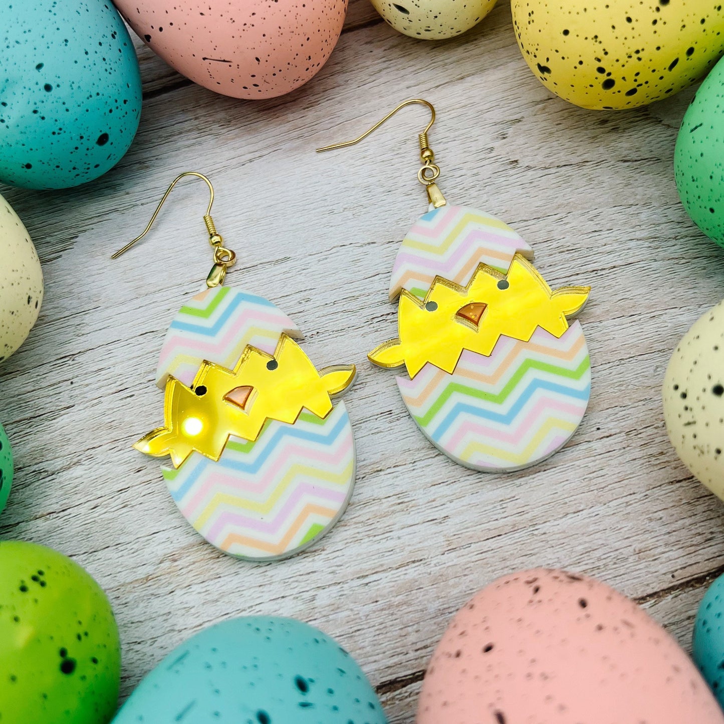Easter Chick Dangles