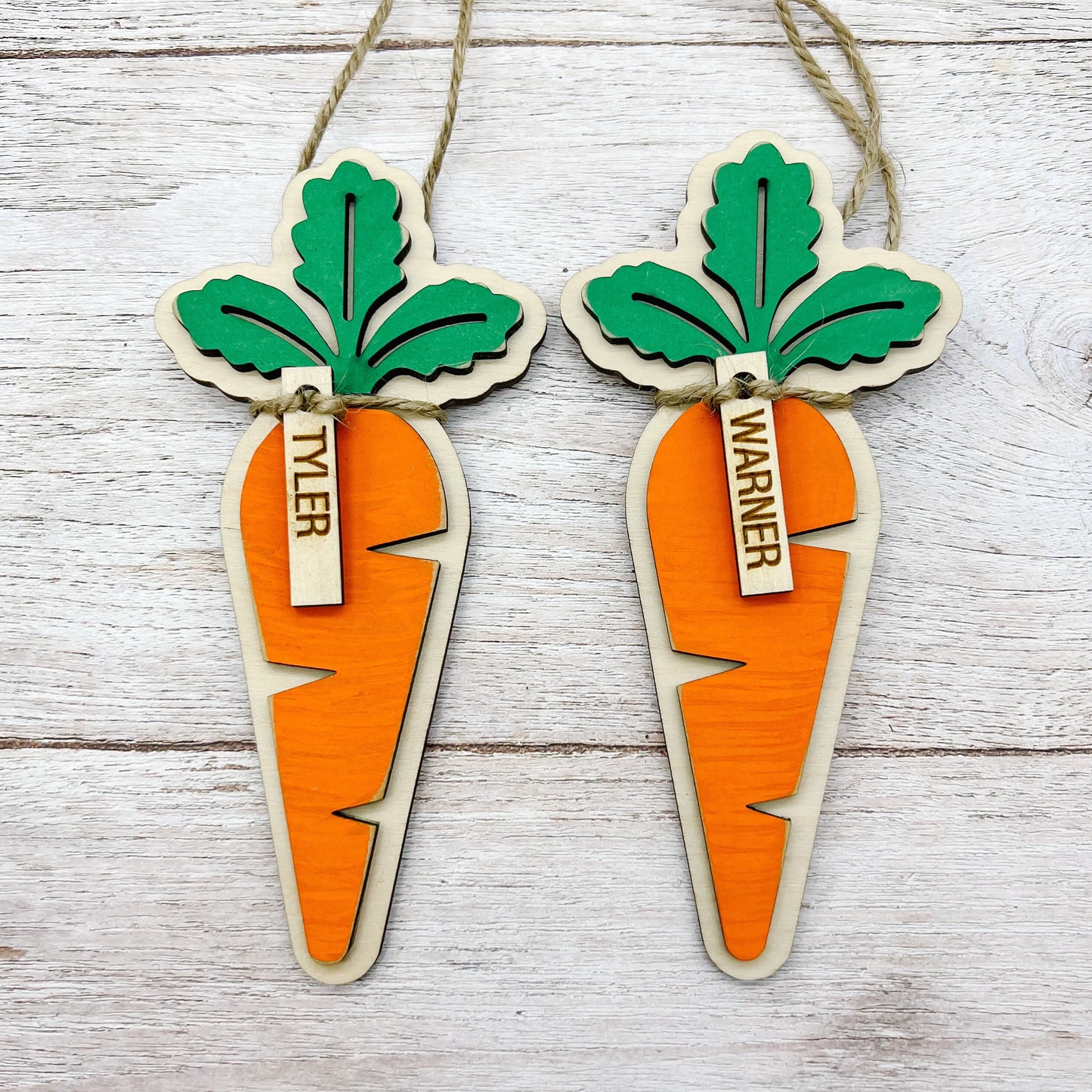 Easter Basket Tag Carrot