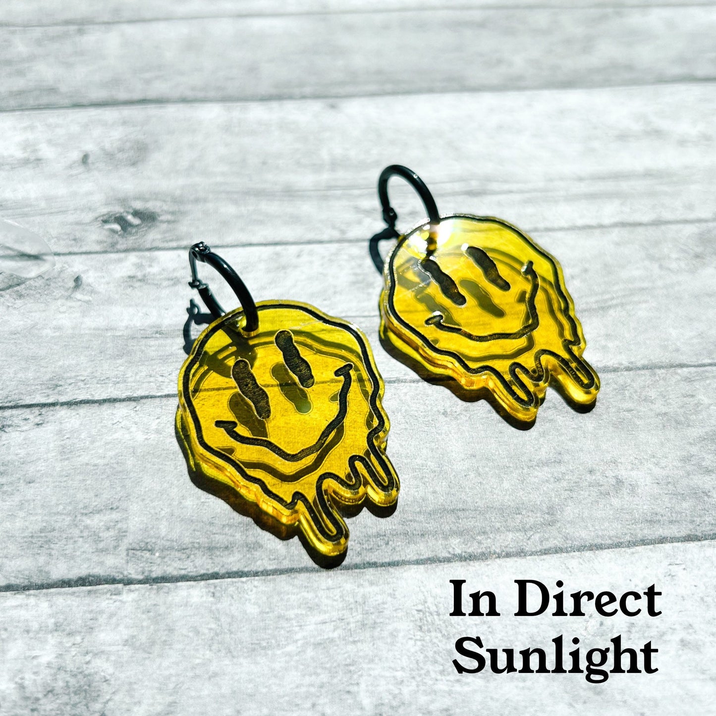 Melting Smiley Face Dangles
