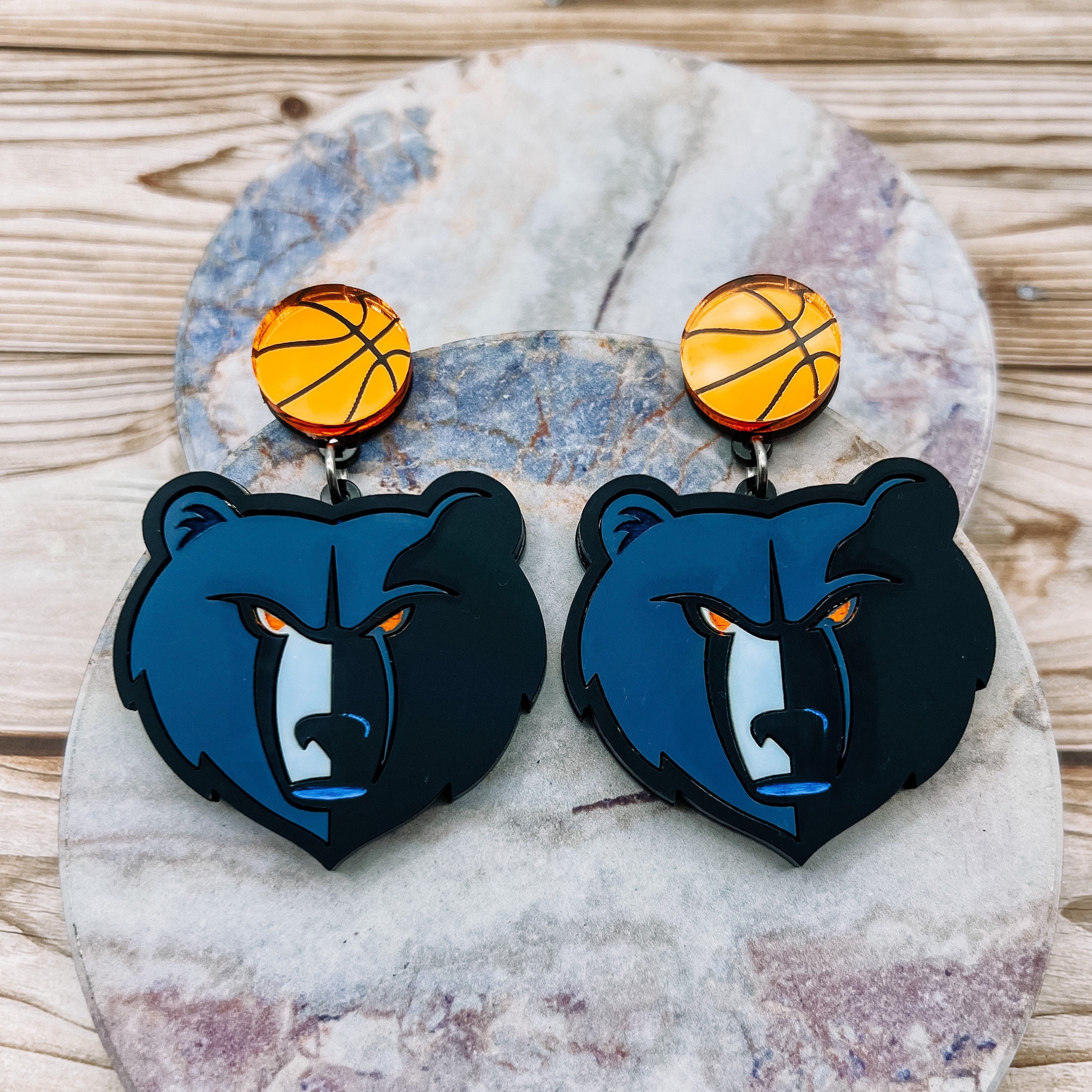 Grizzly bear clearance earrings