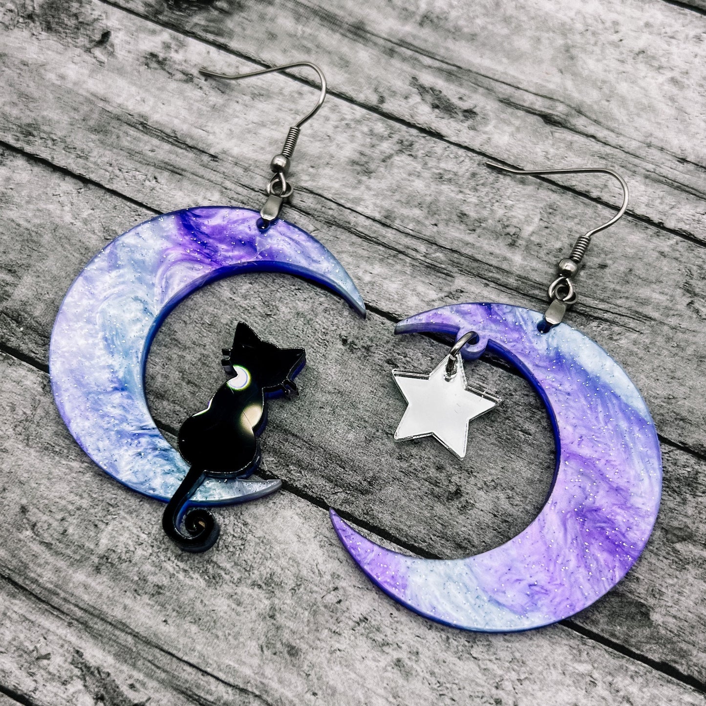 Moon Cat Dangles