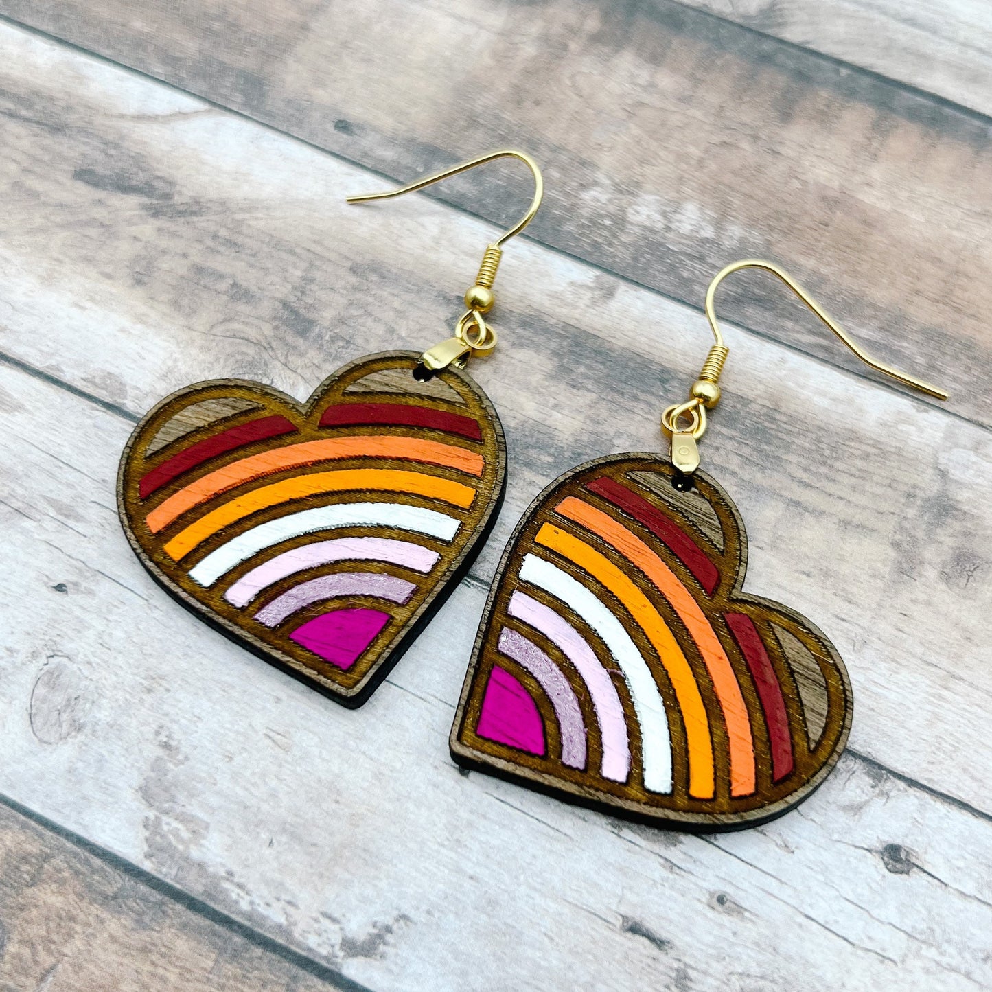 Pride Lesbian Flag Dangles