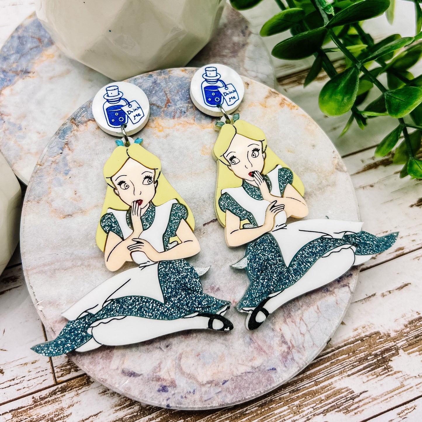 Wonderland Alice Dangles