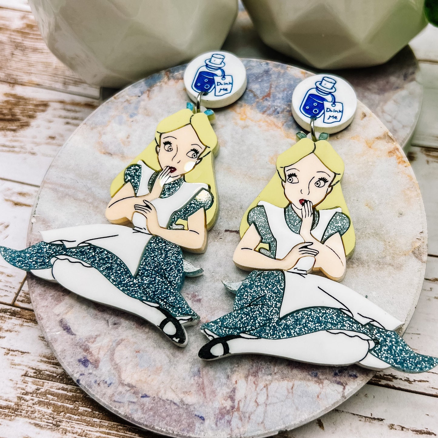 Wonderland Alice Dangles