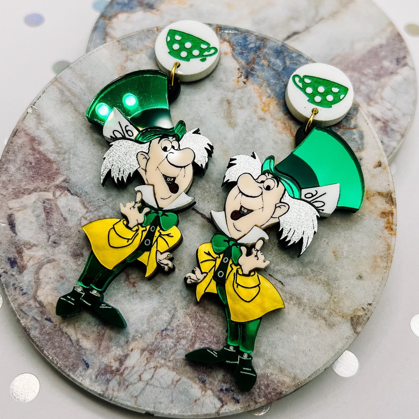 Wonderland Mad Hatter Dangles