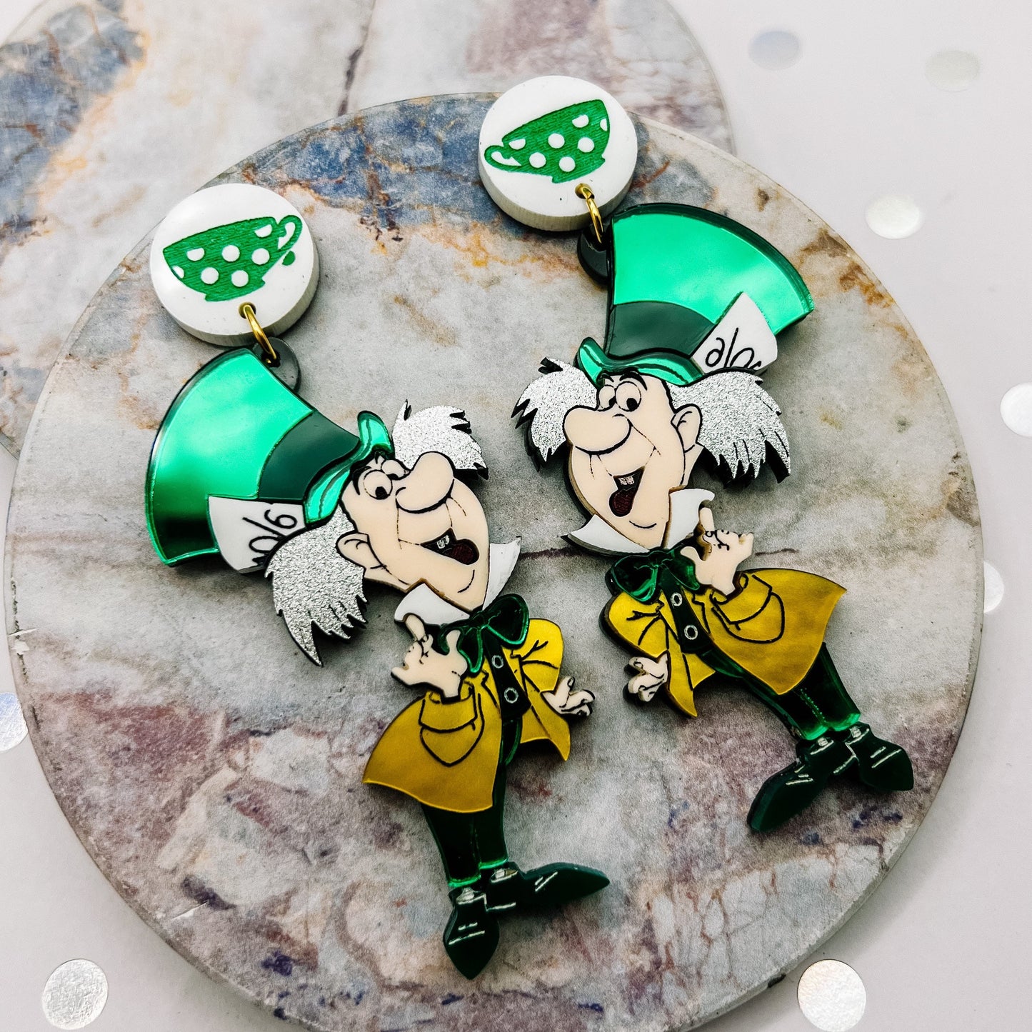 Wonderland Mad Hatter Dangles