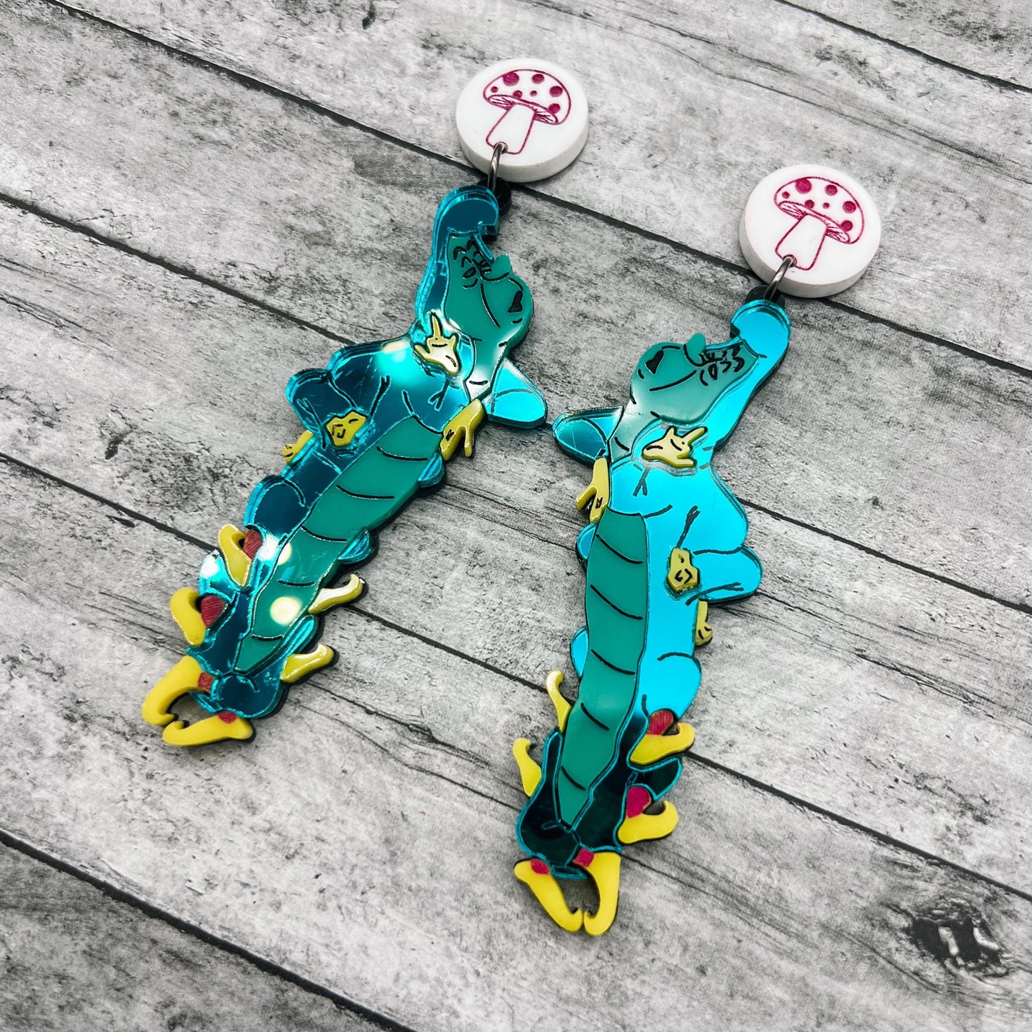 Wonderland Caterpillar Dangles