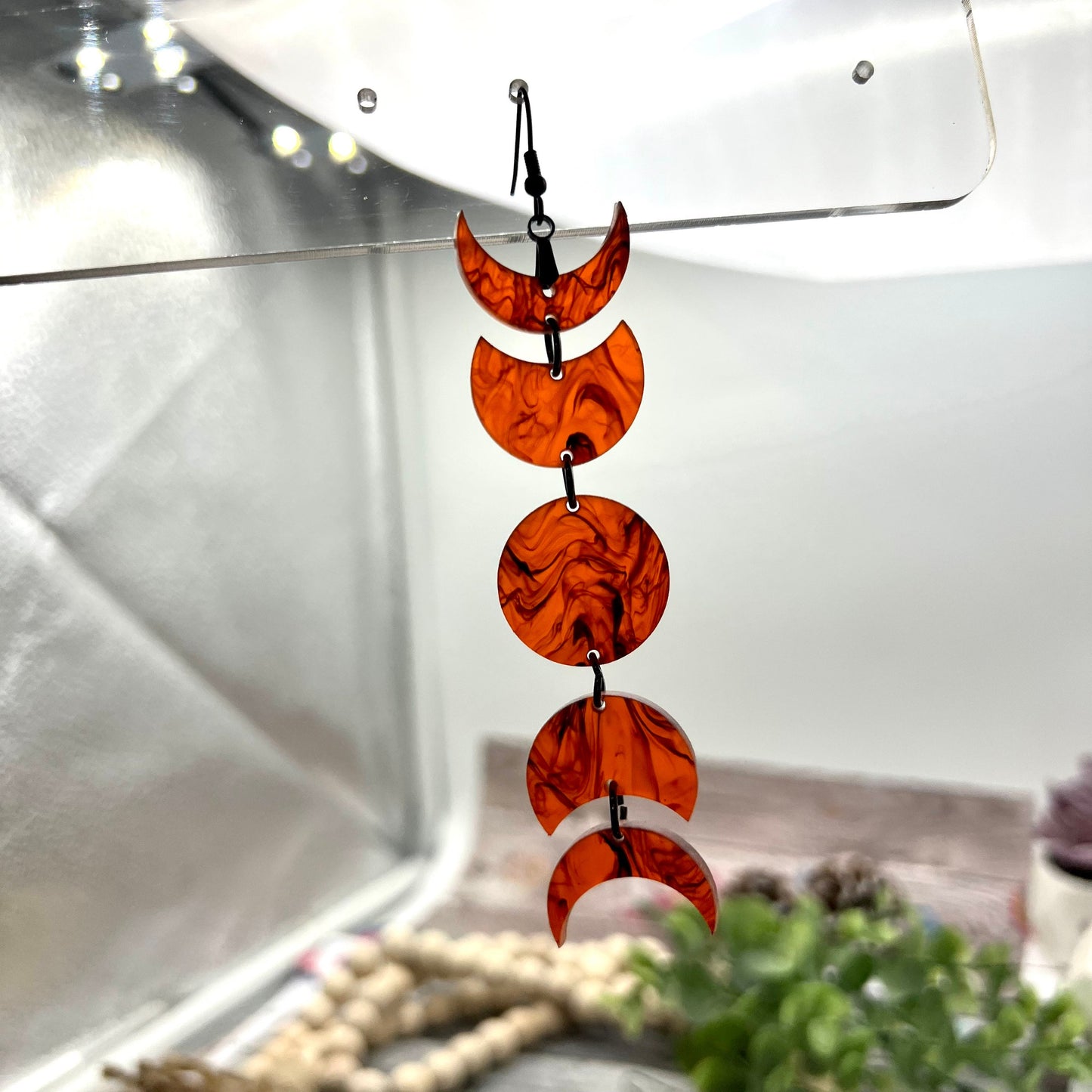 Blood Orange Moon Phases Dangles