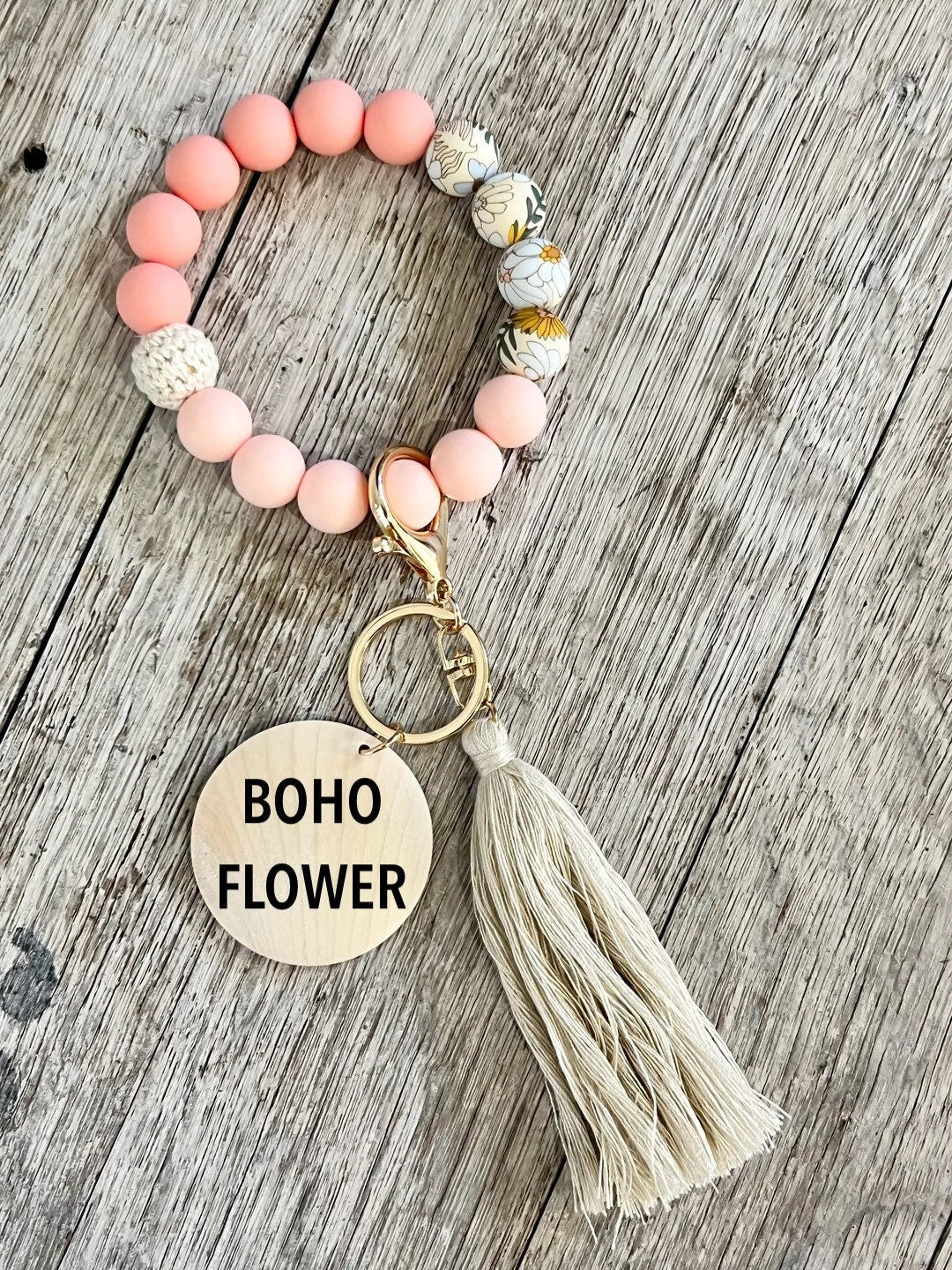 QR Code Personalized Keychain Bracelet