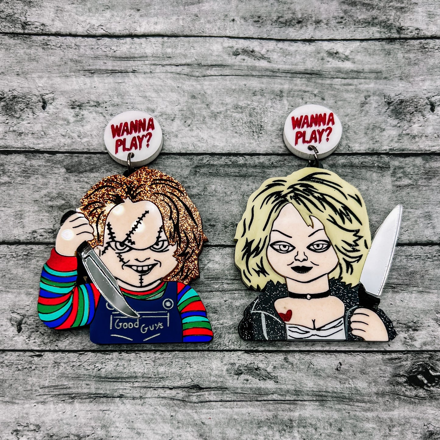 Chucky & Tiff Dangles