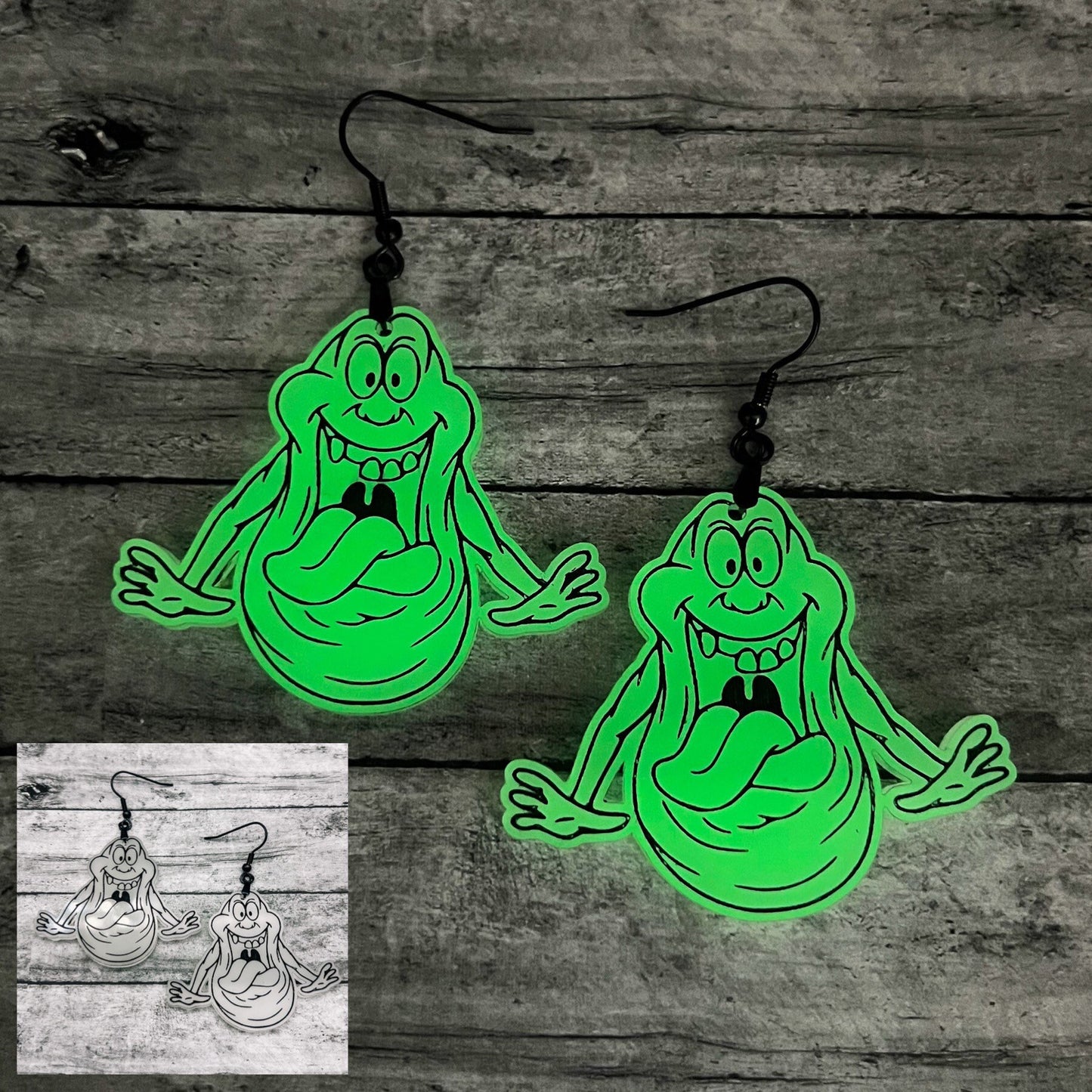 Mean Green Ghost Dangles