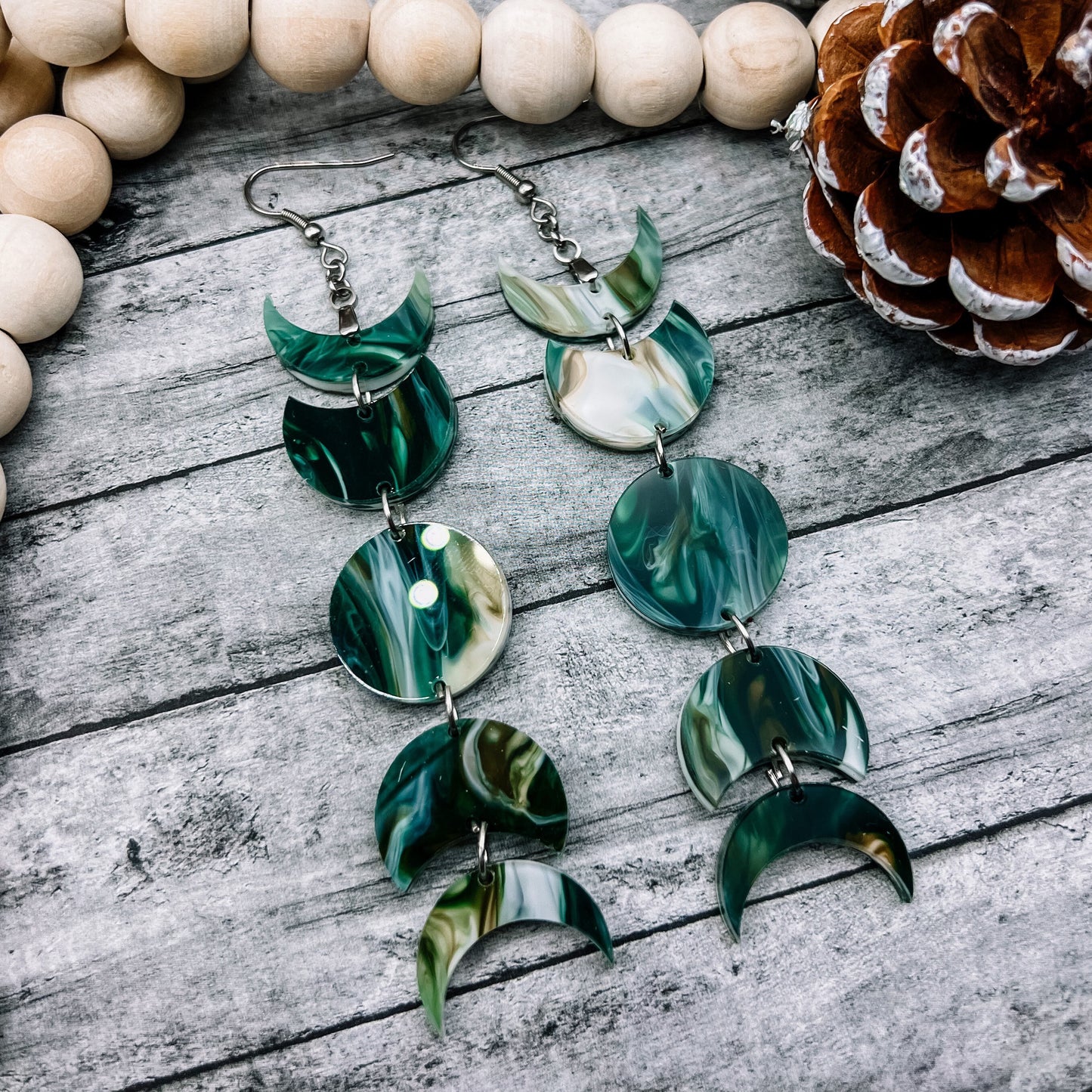 Moon Phase Dangles
